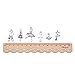 PH PandaHall 30pcs 6 Styles Ballet Theme Charms Antique Silver Alloy Pendants Charms for DIY Necklace Bracelet Jewelry Making