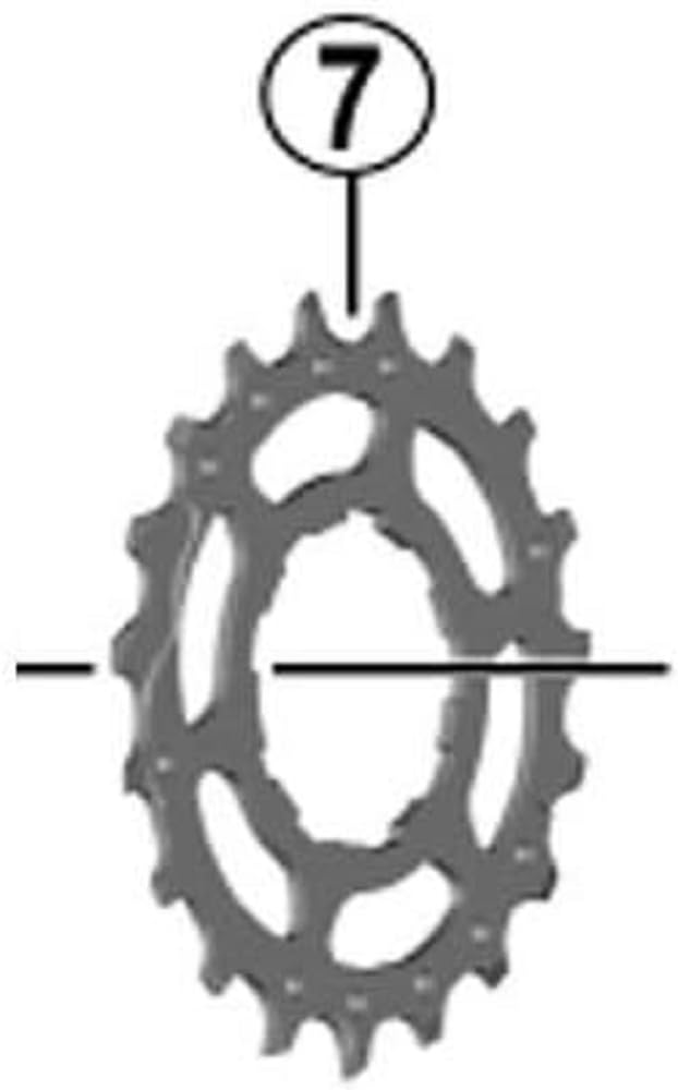 SHIMANO Unisex - Adult CS-M8000 Sprocket, Black, One Size