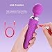 Louviva wand sex vibe Vibrator Wand massager toys for couples Handheld with 10 Powerful Speeds Vibration, Personal Body Massager for Back Neck Shoulder Sore (Business delivery)