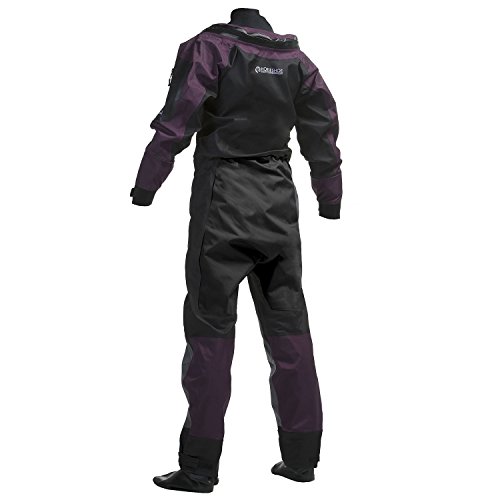 2018 Gul Ladies Code Zero U-ZIP Dry Suit Black / Plum GM0373-A8 Sizes- - Medium