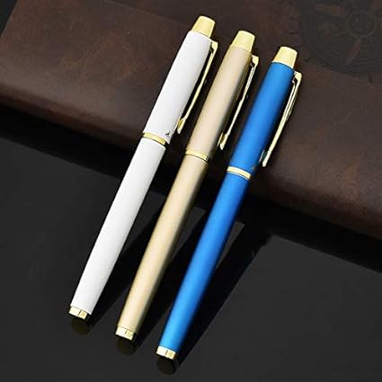 Amazon Mustwell Brands メタルペン先 カリグラフィーペン 高級インク 万年筆 子供 学校 ギフト 韓国文房具 学生 1858 万年筆 文房具 オフィス用品