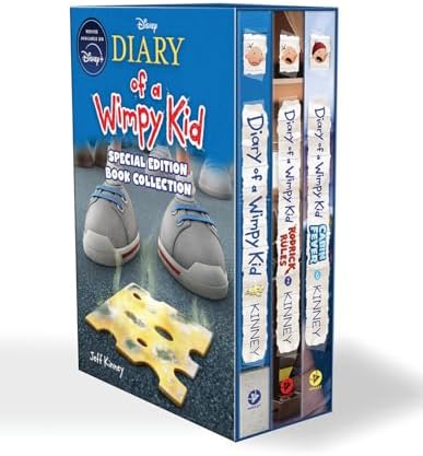 Diary of a Wimpy Kid Box of Books 12-14 Plus The Wimpy Kid Do-It