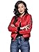 GUESS Factory Women's Sully Logo Stripe Nylon Bomber