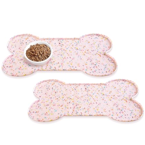 PWTAA Silicone Pet Bowl Mat