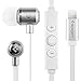 [Upgraded] Spigen iPhone 7 / iPhone 7 Plus Headphones Earphones Apple MFI Approved Lightning Headphones Earbuds Eartips Lightning Connector Port High Performance Headphones