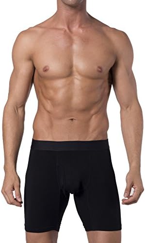 2-Pack Mens Modal Boxer Briefs with Fly