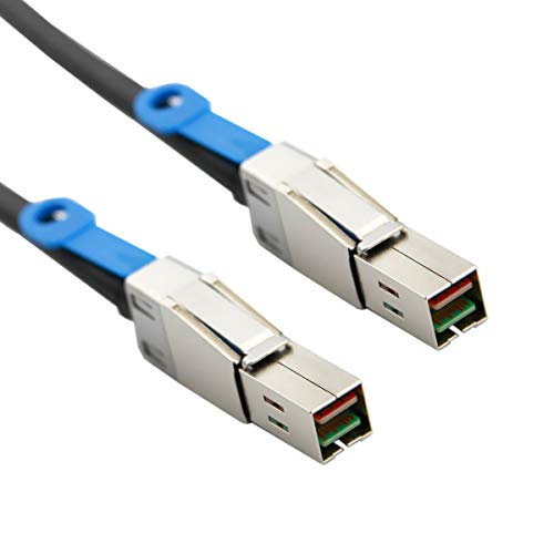 External Mini SAS HD SFF-8644 to Mini SAS High Density HD SFF-8644 Data Server Raid Cable 50cm 12Gbps - Thumbnail 3