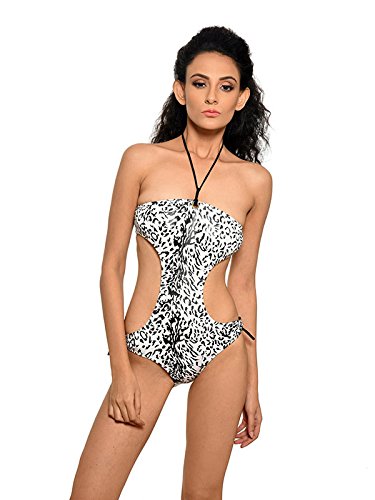 lalingerie swimwear monokini black-white