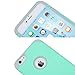 iPhone SE Case, iPhone 5S Case, iPhone 5 Case,Alkax Dual Layer Armor Heavy Duty Rugged Slim Shockproof Protection Series Protective Cover Bumper for Apple iPhone SE +Stylus (Teal/Grey)