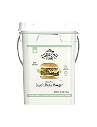 cubeta de las Granjas de augason Black Bean última