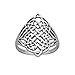 Large Intricate Four Point Celtic Eternity Knot Sterling Silver Ring(Sizes 3,4,5,6,7,8,9,10,11,12,13,14,15)