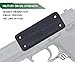 Military-Grade Gun Magnet 2-Pack | 40lbs Rated | HQ Rubber Coated Magnetic Gun Mount for Handgun, Shotgun, Pistol. Easy Conceal in Car, Truck, Vehicle, Desks, Safes, Walls. Non Scratch Surface.