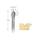 Amana Tool 45700 V Groove 2-Flute Carbide Tipped Router Bit, 1/4-Inch Shank