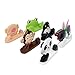 JewelryNanny Fun Animal Eyeglass Holder Stand - Securely Hold Eyeglasses, Adult Reading Glasses like Glasses Organizer for Desk, Bedside Nightstand - Panda