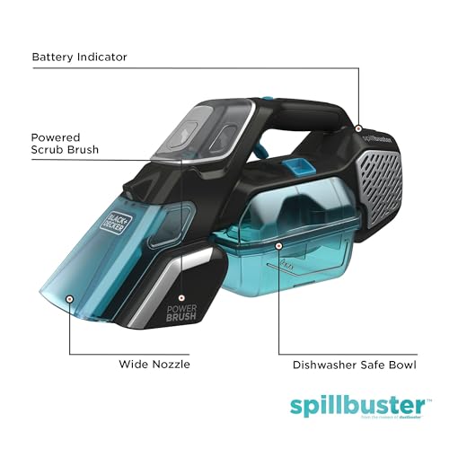 BLACK+DECKER spillbuster Cordless Spill + Spot Cleaner (BHSB320JP)