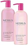 Nexxus Color Assure Shampoo and Conditioner, with Pump 33.8 oz, 2 Count