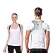 LUCKY CLOVER Posture Corrector for Men & Women that Provide Back Support Brace, Improve Thoracic Kyphosis, Prevent Slouching | Under Clothes Upper Back Brace | Adjustable Size (Medium)