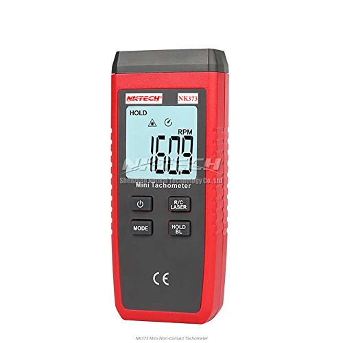 image for NKTECH NK373 Digital Laser Tachometer Mini Non-Contact Signal Trigger 