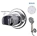 LEEFE Vacuum Suction Cup Shower Head Holder with Swivel, Adjustable Removable Handheld Showerhead & Bidet Sprayer Adhesive Wall Mount Bracket - NO Drill, Heavy Duty, Waterproof, Reuseable