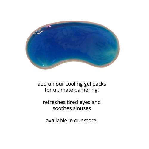 100% Natural Silk Fuck Off Sleep Mask with Adjustable Strap