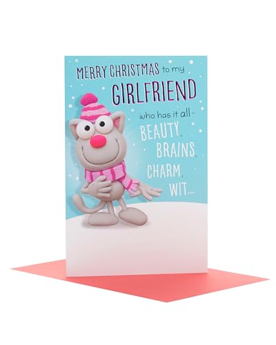 UK Greetings Weihnachtskarte für Freundin - Lustige Weihnachtskarte für Freundin - Humorvolle Weihnachtskarte für Freundin
