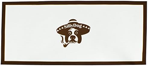 SillyDog Wake&amp;Bake Mat Non-Stick Silicone Container Premium Quality - BPA Free - Oil Container - Wax Container - Easy to Clean - Reusable - High Temperature Resistant (Large (Wide))