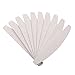 Makartt Nail File: 240/240 Grit Emery Boards for Nails, 10pcs Ultra-Fine Filer Kit for a Shiny Finish Zebra Doubled Sides Washable Manicure Pedicure Tools