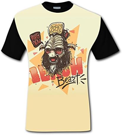 Leon Tshirt Man Crew Neck New Cute Tshirts 3D Make Your Own With Beast For Men M