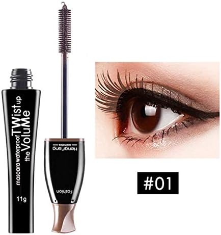 Amazon Co Jp 4dファイバーマスカラ高品質longlastingカーリング色マスカラ太いロング防水非汚染マスカラアイメイク 色 01 ホーム キッチン