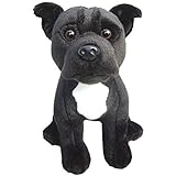 Faithful Friends Staffordshire Bull Terrier (Black) Soft Toy 12