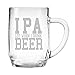 Fineware IPA Lot When I Drink Beer 20 ounce Sandblast Etched Funny Glass Haworth Beer Mug