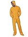 Footed Pajamas - Creamsicle Adult Hoodie Fleece One Piece - Adult - Large Plus/Wide (Fits 5'11-6'4