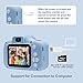 Kids Digital Camera, Girls Birthday Toy Gifts for 4-13-Year-Old Children, Dual Lens 20.0MP Toddler Cameras, Child Camcorder Video Recorder 1080P IPS 2.0 Inch with 32G TF Card, Cow Soft Silicone Case