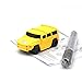 Magic Inductive Toy Car Truck Tank Bus Follow Any Black Drawn Line For Pre-school Learning and Children (Yellow Hummer 1 Piece)