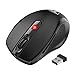 Habor [Upgraded Version Wireless Mouse, 2.4G Wireless Mice Optical PC Laptop Computer with USB Nano Receiver, 6 Buttons, 5 Adjustable Levels, 2400 DPI Compatible for Windows Mac MacBook Linux, Black