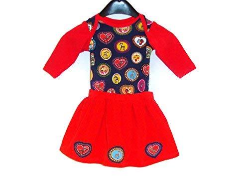 Ensemble Bebe Noel 3 6 Mois Bebe Fille Body Et Jupe Rennes De Noel Amazon Fr Handmade
