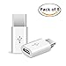 USB Type C Adapter, USB-C to Micro USB Adapter Converter, Compatible for MacBook, Nokia N1 Tablet, ChromeBook Pixel, Nexus 6p and more Type-C Devices (Pack of 5)