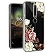 Booceicd for Nokia 6.1 Case, for Nokia 6 2018 Case with Flowers, Shockproof Clear Floral Pattern Soft Flexible TPU Back Slim Case Cover for Nokia 6.1 2018 Blossom Flower