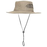 Vadventure Waterproof Sun Hat Wide Brim Boonie Hat Summer UV Protection Outdoor Fishing Hats Hiking Camping Safari Cap for Men and Women