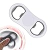 Beer Bottle Opener Rotary Bottle Opening Tool Novelty Funny Bar Gadgets Decompression Unzip Toy for Adults Beer Gifts for Men (White)