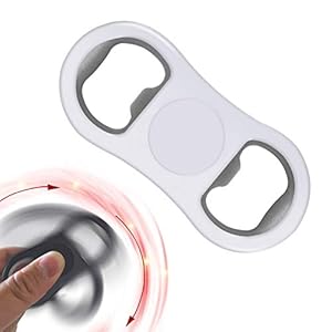 Beer-Bottle-Opener-Rotary-Bottle-Opening-Tool-Novelty-Funny-Bar-Gadgets-Decompression-Unzip-Toy-for-Adults-Beer-Gifts-for-Men-White Beer Bottle Opener Rotary Bottle Opening Tool Novelty Funny Bar Gadgets Decompression Unzip Toy for Adults Beer Gifts for Men (White)