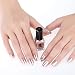 SMYTShop Nail Polish, Mirror Long Lasting Nail Polish Plating Silver Paste Metal Widest Color Stainless Steel (Rose Gold)