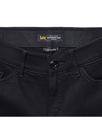 Pantalones vaqueros rectos de corte regular para dama, talla grande