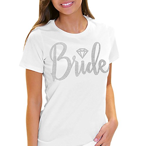 RhinestoneSashBride Shirt - Rhinestone Bride Squad, Team Bride, I Do Crew, Bachelorette Shirts