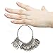 Meowoo Ring Sizer Measurement Tool, Finger Size Gauge, US Size 1-13 (Sliver 1Pcs)
