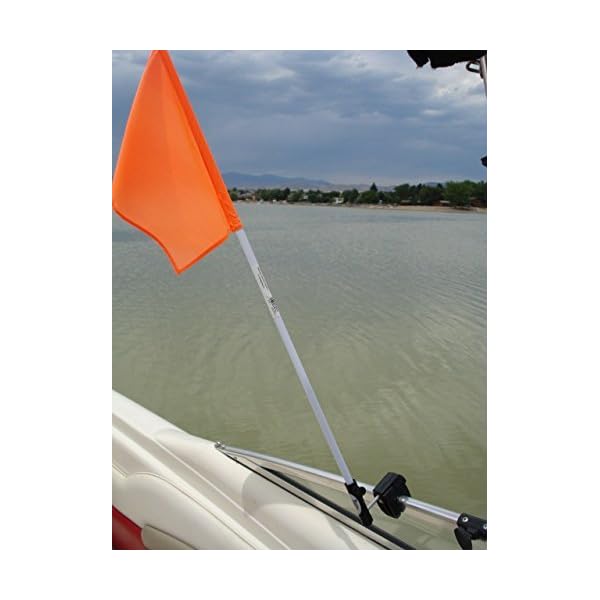 Flag Buddy Skier Down Flag Holder. Flag included. Orange safety flag