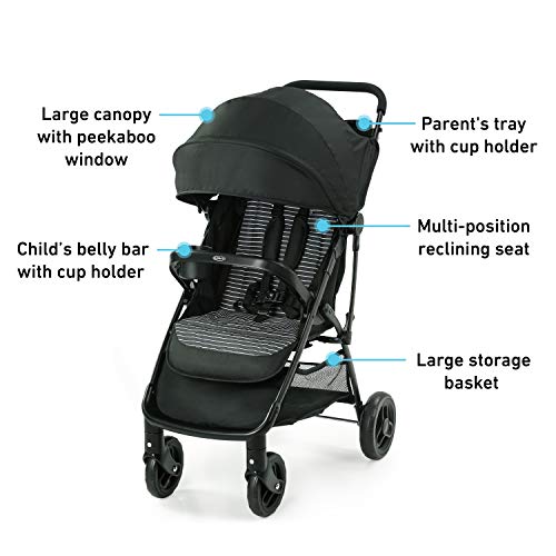Graco NimbleLite Stroller Lightweight Stroller, Under 15 Pounds, Car Seat Compatible, Compact