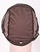 TANYAWIGS Large Dark Brown Superfine Wig Cap for Making Wigs With Adjustable Strap And Spare Combs Easy DIY Swiss Lace Perfect Fit (23.5
