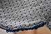 Sunflower Rug for Kitchen Bathroom Bedroom Living Room - Hand Woven Round Flower Floor Mat Modern Area Rugs Runner, Blue