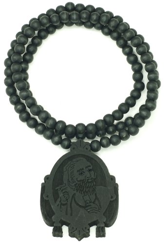 Papers Good Wood Goodwood Black Pendant Piece Replica Necklace Wiz Khalifa Zig Zag